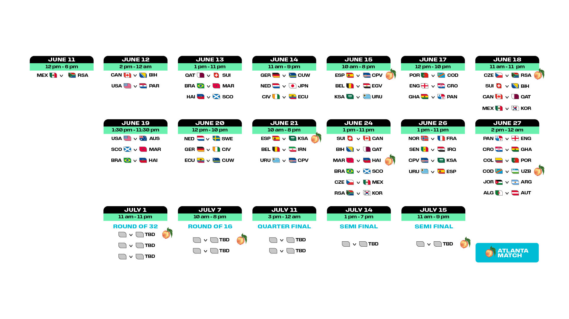 Schedule V05192026